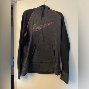 XL Therma For Nike Athletic Gray Hoodie